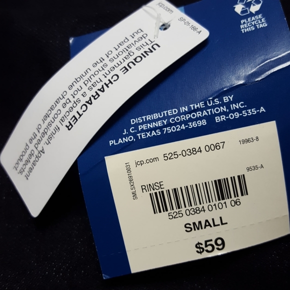 NWT Men's Arizona Jean jacket size S - Picture 6 of 8